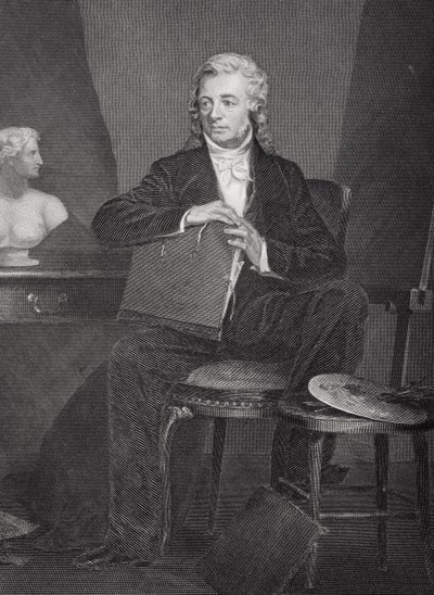 Portret van Washington Allston (1779-1843) door Alonzo Chappel